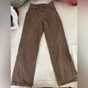 American Eagle Outfitters Brown Stovepipe Jeans